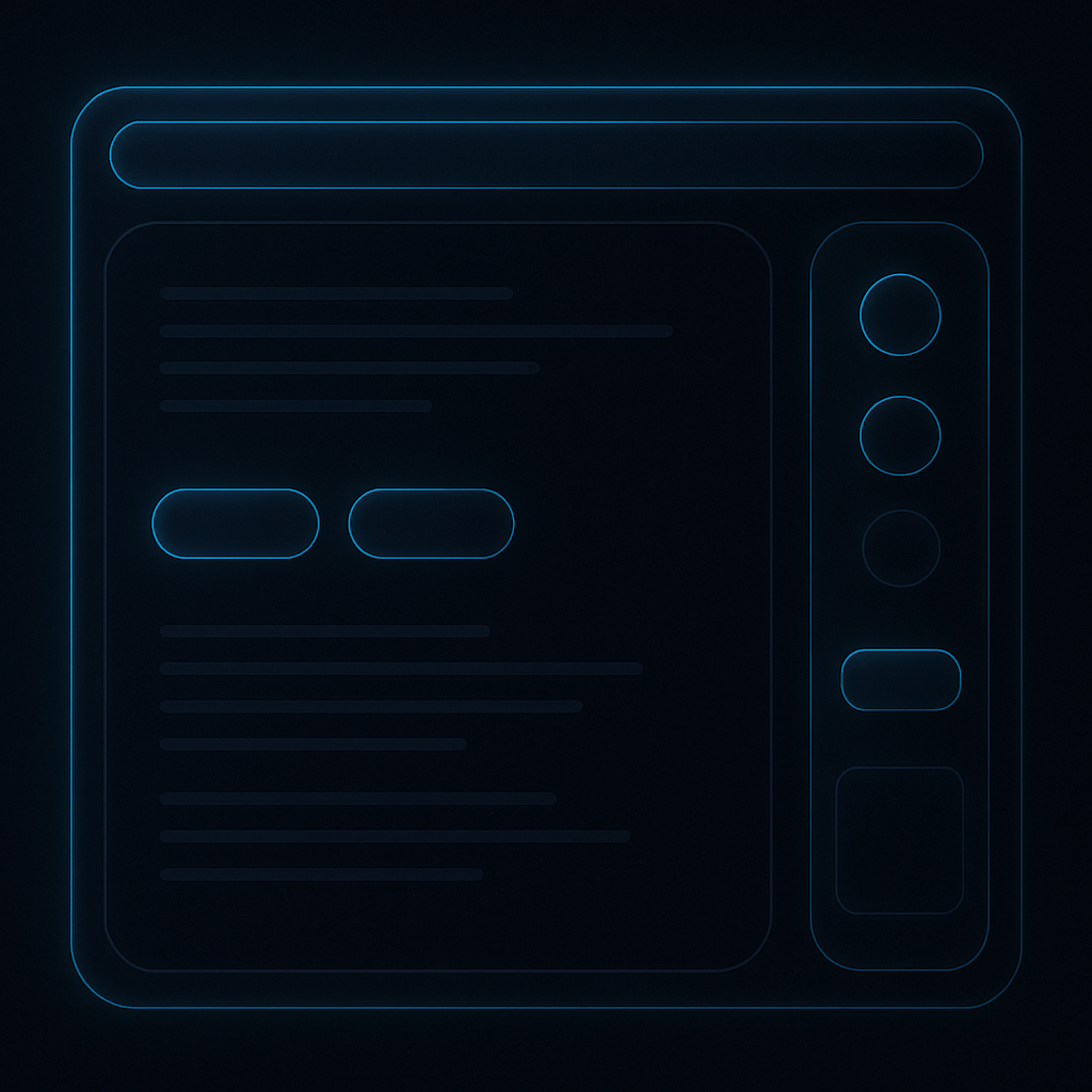 Extension preview mock